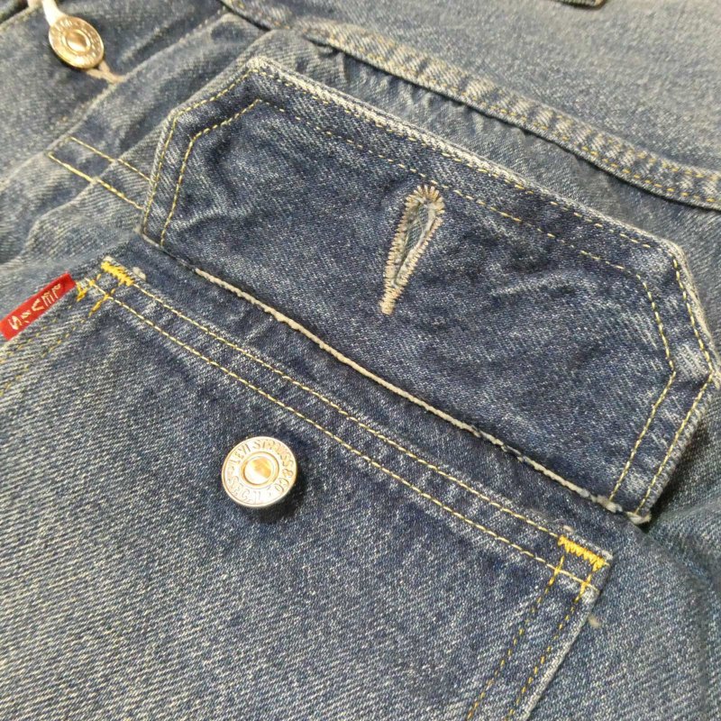 画像6: 【1953年モデル】  リーバイス セカンドジャケット/ビンテージ加工   LEVIS 507XX 1953MODEL   日本製【送料無料】 (6)