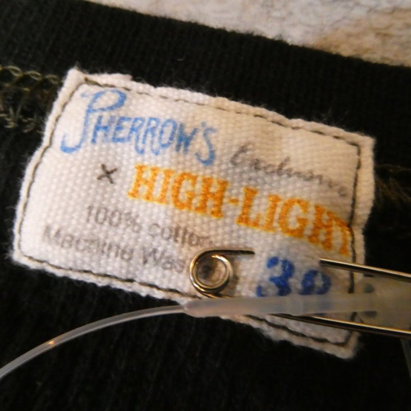 画像4: 【送料無料】  【ハイライト×フェローズ】  ハイライト インナーサーマル ロングTEE   Pherrow's 26W-HIGH LIGHT THERMAL   日本製  (4)