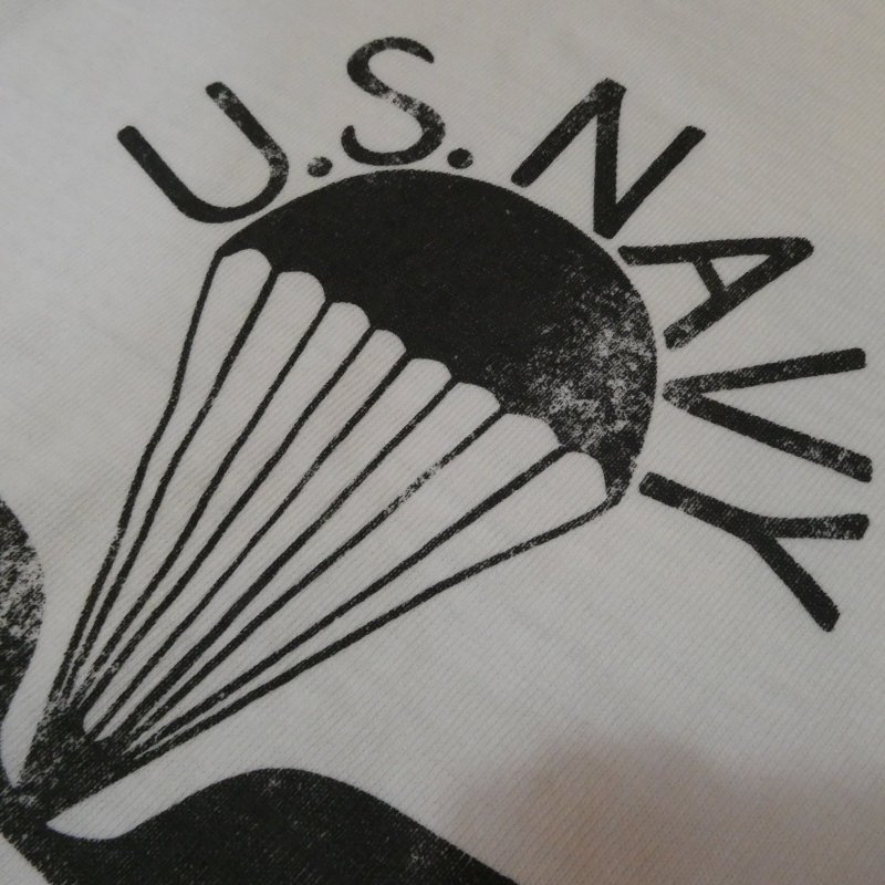 画像6: 【送料無料】  【フェローズ】   U.S.NAVY 五分袖   ツートンカラーベースボールプリントTシャツ  Pherrow's 26W-PBT-TT1   日本製 (6)