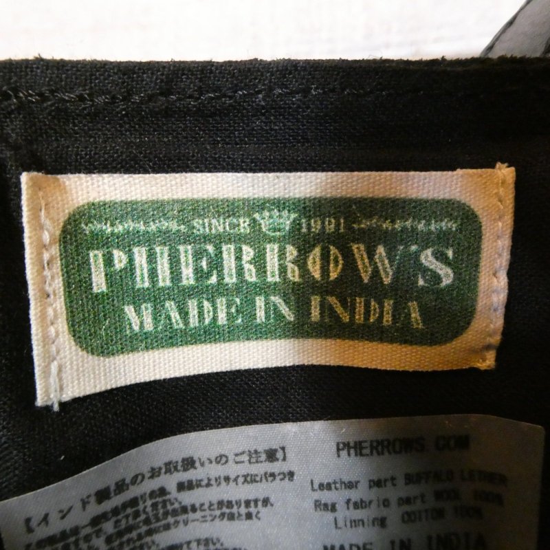画像3: 【送料無料】【フェローズ】   手織り ラグ ネイティブ系 ショルダーバッグ   Pherrow's 26W-PIG2 (3)