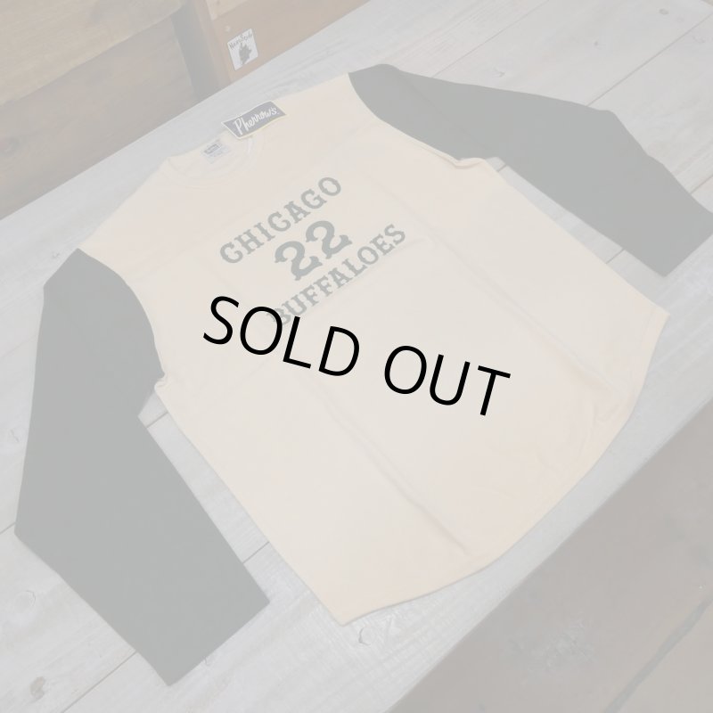 画像1: 【フェローズ】  ツートンカラー ロングスリーブTシャツ   Pherrow's  日本製【送料無料】 (1)