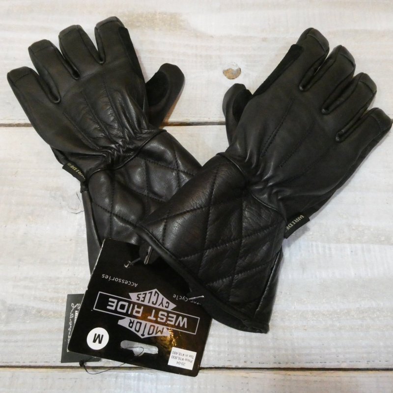 画像1: 【ウエストライド】   防水 オールウェザーレザーグローブ リストパッド   ALL WEATHER GLOVE WRIST PADD  GLOVE 20-04【送料無料】  (1)