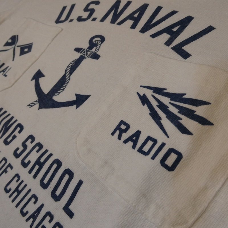 画像6: 【送料無料】 【フェローズ】  アメリカ海軍 U.S.NAVY プリントTシャツ  Pherrow's 22S-PTP1 日本製 (6)