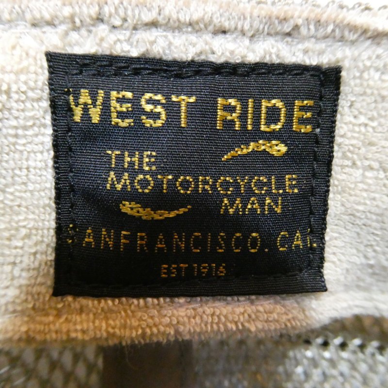 画像2: 【送料無料】 【ウエストライド】  カンパニーロゴ メッシュキャップ   WEST RIDE 日本製 (2)