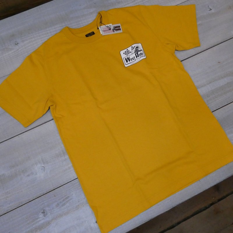 画像1: 【送料無料】 【ウエストライド】  ダートトラックレース POWER & SPEED   半袖プリントTシャツ   WEST RIDE 日本製 (1)
