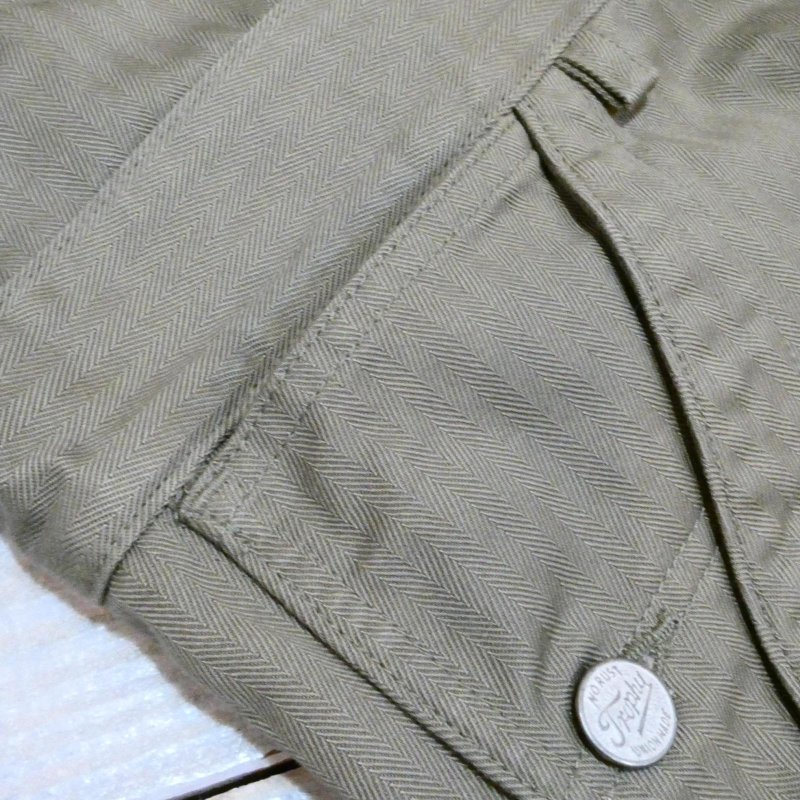 画像8: 【トロフィークロージング】   ヘリンボーン ユニオンオール ツナギ オールインワン   TROPHY CLOTHING TR22AW-504   日本製【送料無料】 (8)