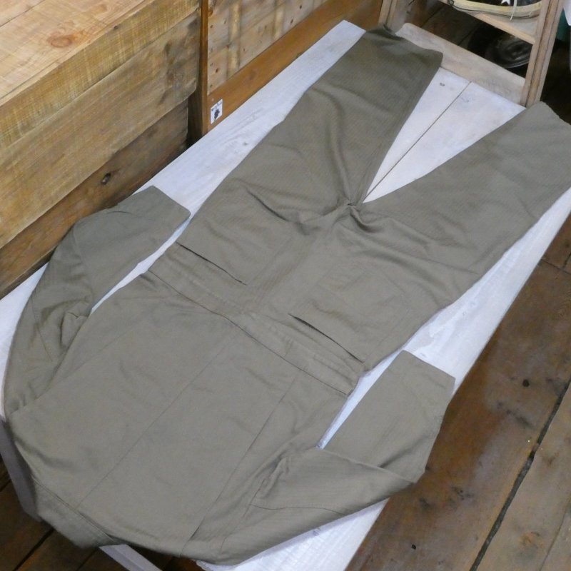 画像2: 【トロフィークロージング】   ヘリンボーン ユニオンオール ツナギ オールインワン   TROPHY CLOTHING TR22AW-504   日本製【送料無料】 (2)