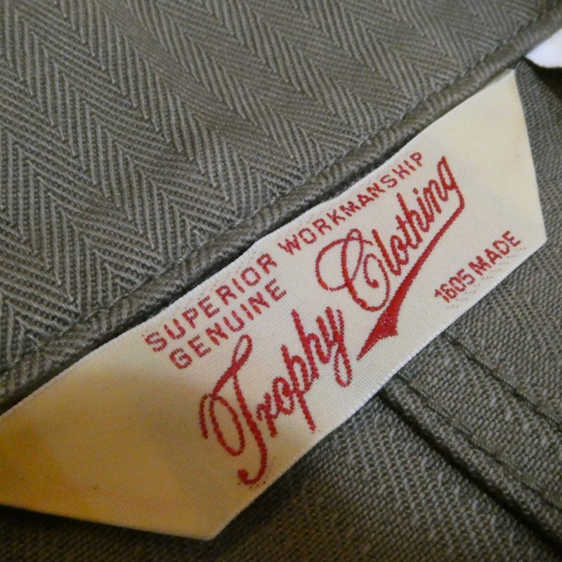 画像3: 【トロフィークロージング】   ヘリンボーン ユニオンオール ツナギ オールインワン   TROPHY CLOTHING TR22AW-504   日本製【送料無料】 (3)