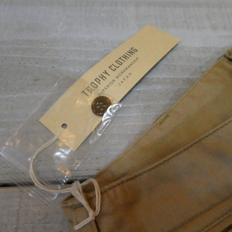 画像9: 【トロフィークロージング】  ヴィンテージミリタリーチノ   TROPHY CLOTHING TR-CIV601  日本製【送料無料】 (9)