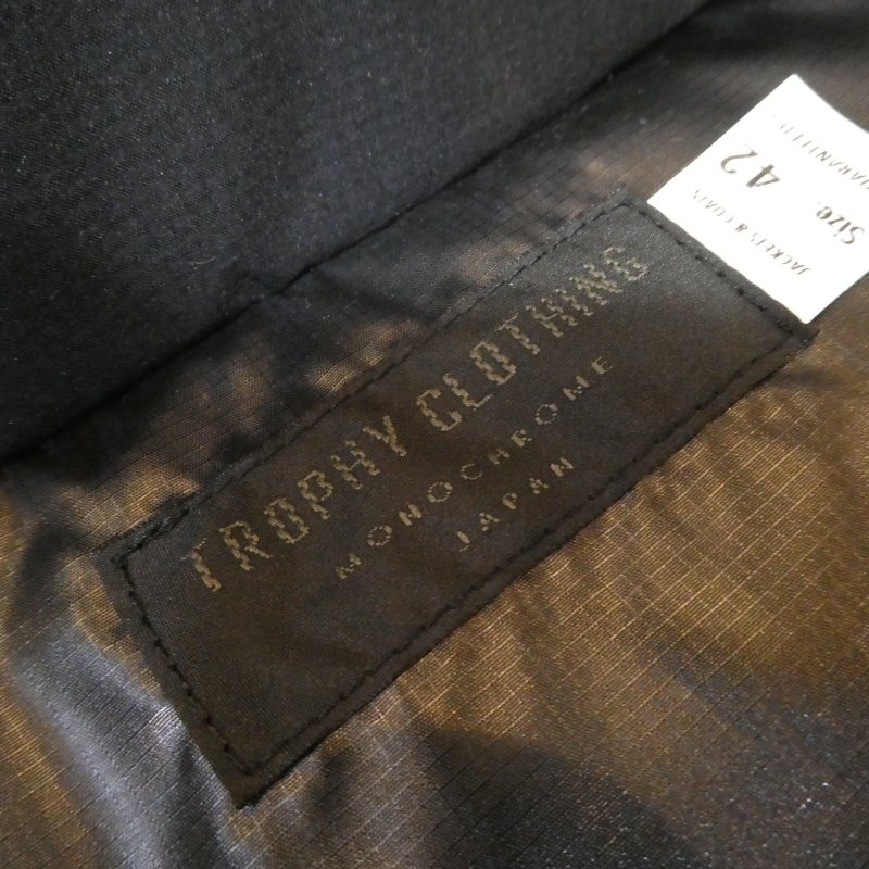 画像5: 【トロフィークロージング】  モノクローム レベル7 ジャケット   TROPHY CLOTHING TRMN-503   日本製【送料無料】 (5)