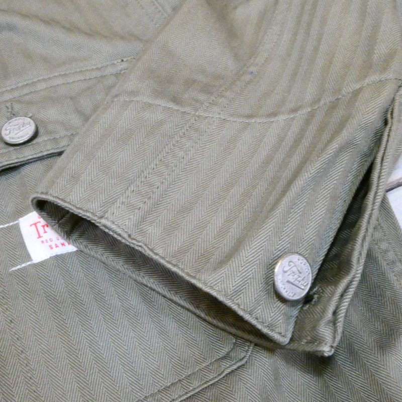 画像6: 【トロフィークロージング】   ヘリンボーン ユニオンオール ツナギ オールインワン   TROPHY CLOTHING TR22AW-504   日本製【送料無料】 (6)