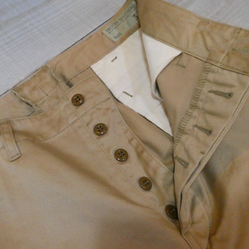 画像4: 【トロフィークロージング】  ヴィンテージミリタリーチノ   TROPHY CLOTHING TR-CIV601  日本製【送料無料】 (4)
