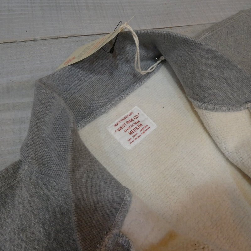 画像8: 【ウエストライド】  RW スナップ 前開きスウエット   WEST RIDE RW SNAP SWEAT 25-01   日本製【送料無料】 (8)