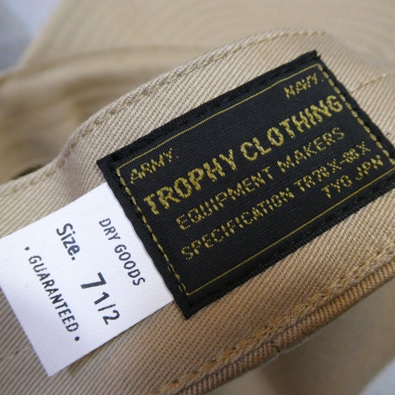 画像8: 【トロフィークロージング】  メカニックキャップ   TROPHY CLOTHING TR25SS-702   日本製【送料無料】 (8)
