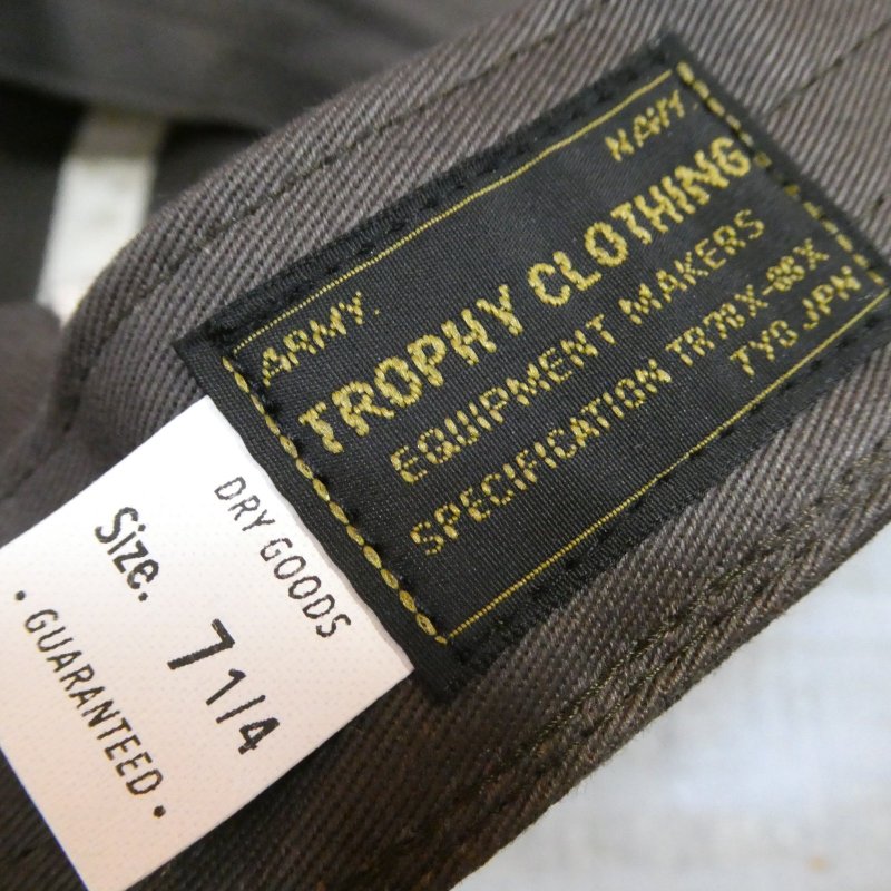 画像9: 【トロフィークロージング】  メカニックキャップ   TROPHY CLOTHING TR25SS-702   日本製【送料無料】 (9)