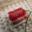 画像3: 【送料無料】  【トロフィークロージング】   ヘビー ワッフル   ミル ヘンリーネック サーマル   TROPHY CLOTHING TE-22   日本製 (3)