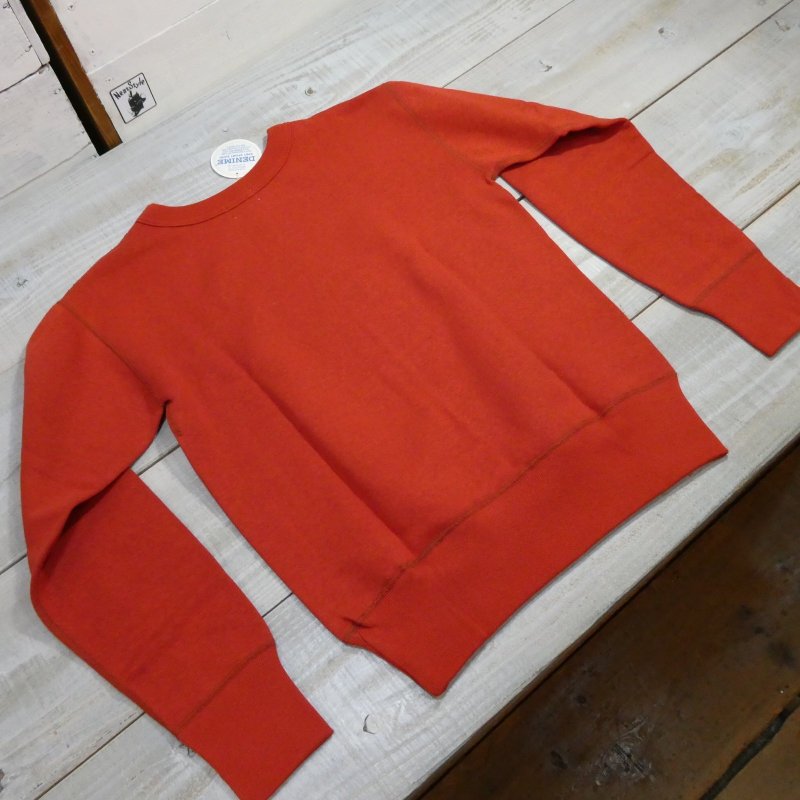 画像3: 【ドゥニーム】  4本針 前Vクルーネックスウェット   DENIME 260   日本製【送料無料】 (3)