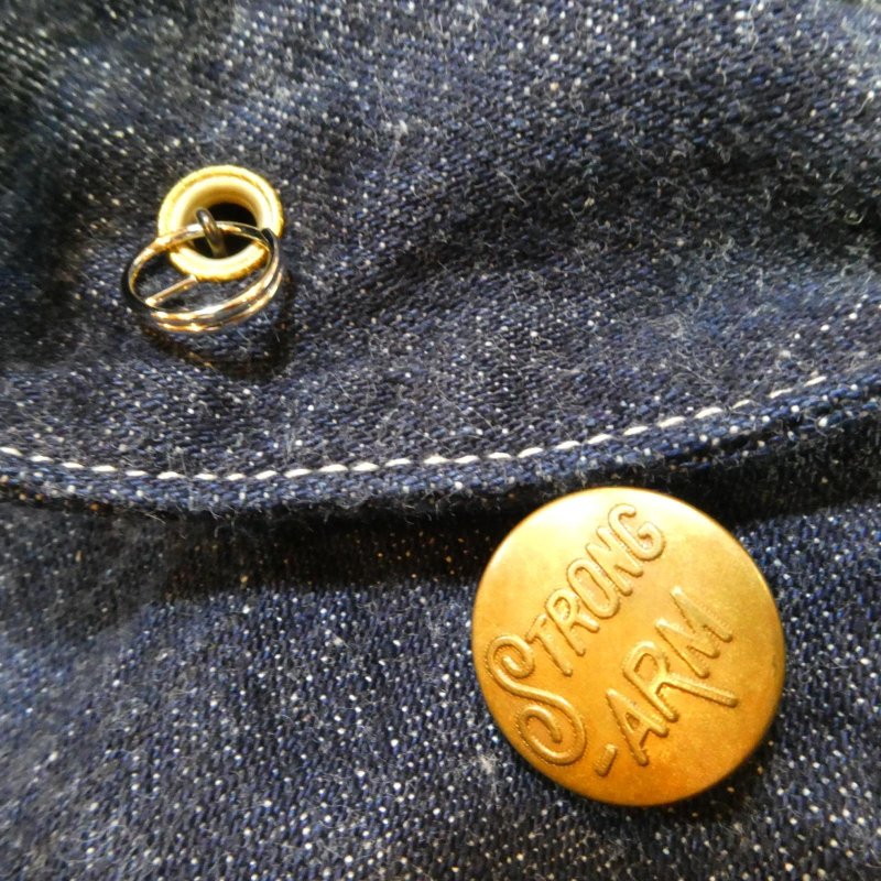 画像5: 【ジョングラッコー】  ストロングアーム   1930's ネバーロストジャケット   デニムカバーオール   JG-03 1930s Neverlost Jacket   日本製【送料無料】  (5)