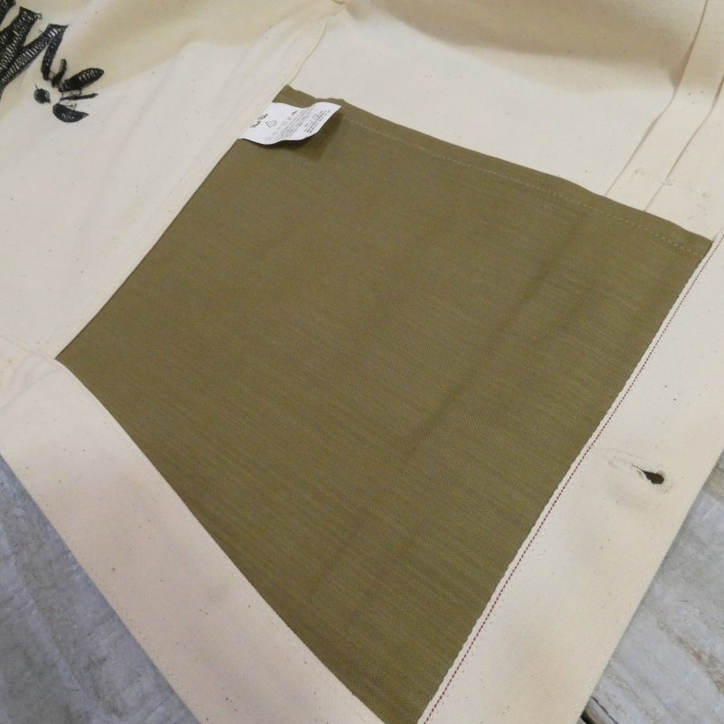 画像14: 【ウエストライド】   ゴーストベスト   ナチュラル/インディゴ チェーン刺繍   WEST RIDE 日本製【送料無料】 (14)
