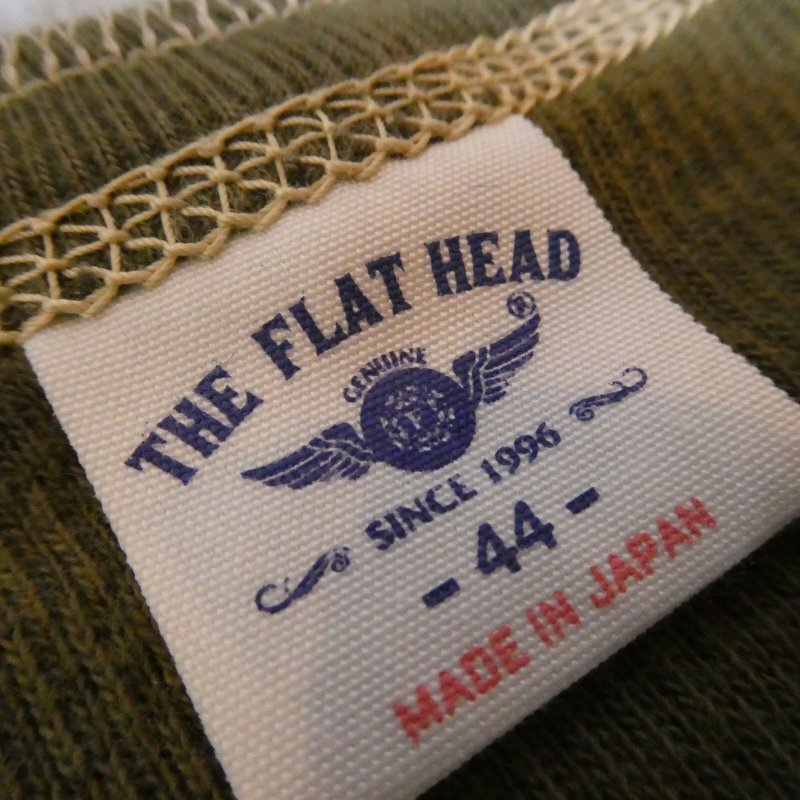 画像5: 【フラットヘッド】   ヘンリーネック サーマル ロングスリーブ   THE FLAT HEAD FN-THLH-004   日本製【送料無料】 (5)