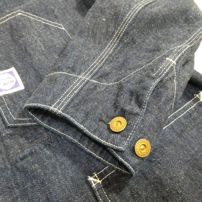 画像8: 【ジョングラッコー】  ストロングアーム   1930's ネバーロストジャケット   デニムカバーオール   JG-03 1930s Neverlost Jacket   日本製【送料無料】  (8)