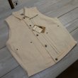 画像9: 【ウエストライド】   ゴーストベスト   ナチュラル/インディゴ チェーン刺繍   WEST RIDE 日本製【送料無料】 (9)