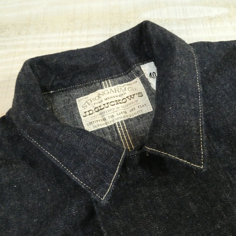 画像7: 【ジョングラッコー】  ストロングアーム   1930's ネバーロストジャケット   デニムカバーオール   JG-03 1930s Neverlost Jacket   日本製【送料無料】  (7)