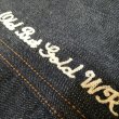 画像6: 【ウエストライド】   ゴーストベスト   ナチュラル/インディゴ チェーン刺繍   WEST RIDE 日本製【送料無料】 (6)