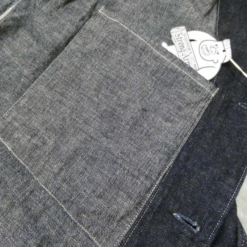 画像11: 【ジョングラッコー】  ストロングアーム   1930's ネバーロストジャケット   デニムカバーオール   JG-03 1930s Neverlost Jacket   日本製【送料無料】  (11)