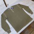 画像1: 【フラットヘッド】   ヘンリーネック サーマル ロングスリーブ   THE FLAT HEAD FN-THLH-004   日本製【送料無料】 (1)