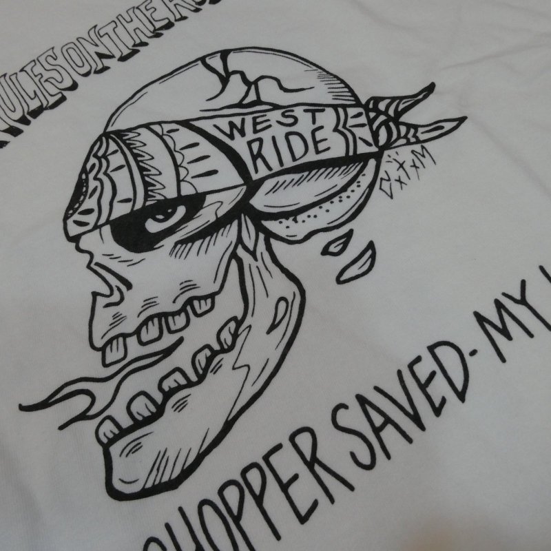 画像10: 【送料無料】 【ウエストライド】   THE GHOST 半袖プリントTシャツ   WEST RIDE 日本製 (10)