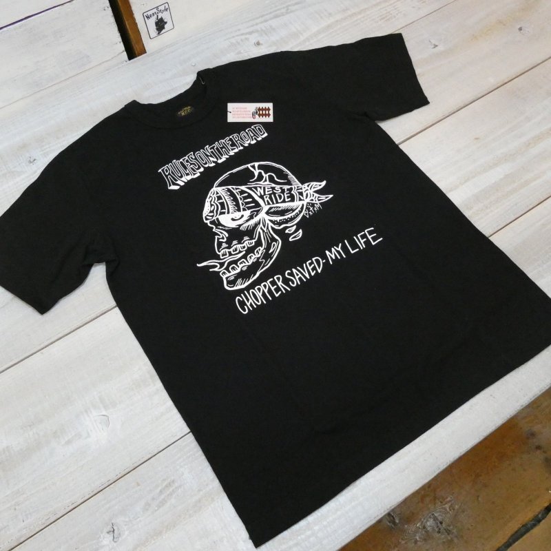 画像2: 【送料無料】 【ウエストライド】   THE GHOST 半袖プリントTシャツ   WEST RIDE 日本製 (2)
