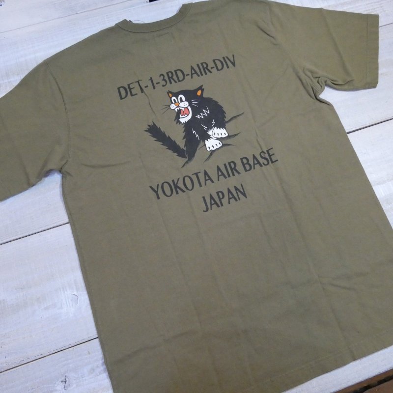 画像2: 【ウエストライド】  YOKOTA AIR BASE    ヘビーウェイト 半袖プリントTシャツ   WEST RIDE 日本製【送料無料】 (2)
