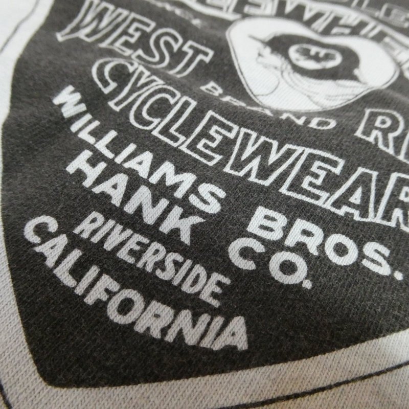 画像8: 【送料無料】【ウエストライド】   ヘビー ウェイト FOR THE RUMBLER   半袖プリントTシャツ   WEST RIDE PT.TEE.26-05   日本製  (8)