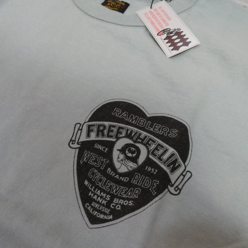 画像5: 【送料無料】【ウエストライド】   ヘビー ウェイト FOR THE RUMBLER   半袖プリントTシャツ   WEST RIDE PT.TEE.26-05   日本製  (5)