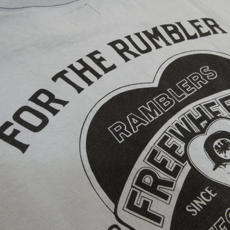 画像7: 【送料無料】【ウエストライド】   ヘビー ウェイト FOR THE RUMBLER   半袖プリントTシャツ   WEST RIDE PT.TEE.26-05   日本製  (7)