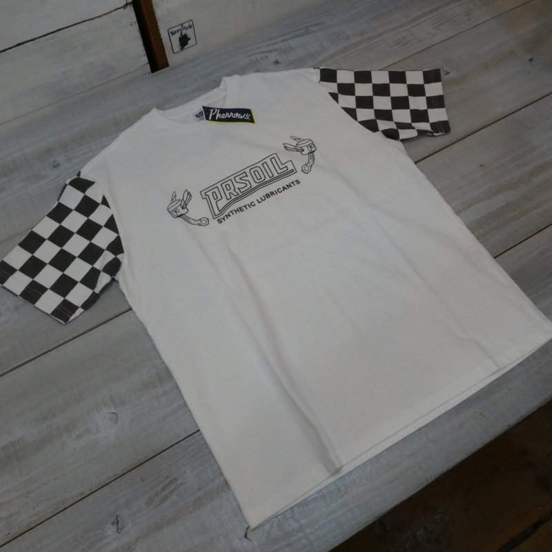 画像2: 【フェローズ】   PRS OIL プリントTシャツ   Pherrow's 25S-PSPT1   日本製【送料無料】  (2)