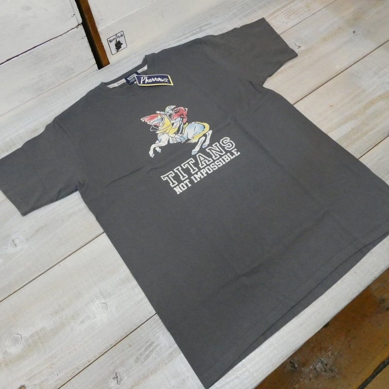 画像2: 【送料無料】 【フェローズ】  ナポレオン柄 カレッジプリントTシャツ   Pherrow's 25S-PT22 (2)