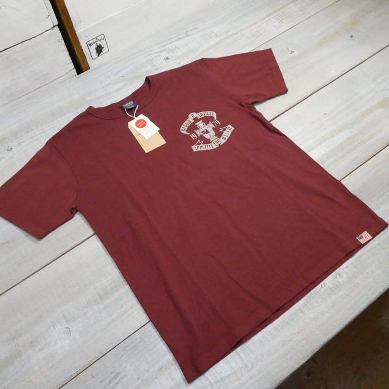 画像2: 【送料無料】  【ステュディオ・ダ・ルチザン】   Guns プリントTシャツ   STUDIO D'ARTISANS 8106B 日本製 (2)