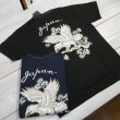 画像1: 【フラットヘッド】  ビンテージスカジャンパターン   イーグル プリントTシャツ   THE FLAT HEAD 日本製【送料無料】 (1)