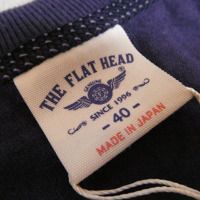 画像5: 【フラットヘッド】   ビンテージスカジャンパターン   白虎ホワイトタイガー プリントTシャツ   THE FLAT HEAD  日本製【送料無料】 (5)