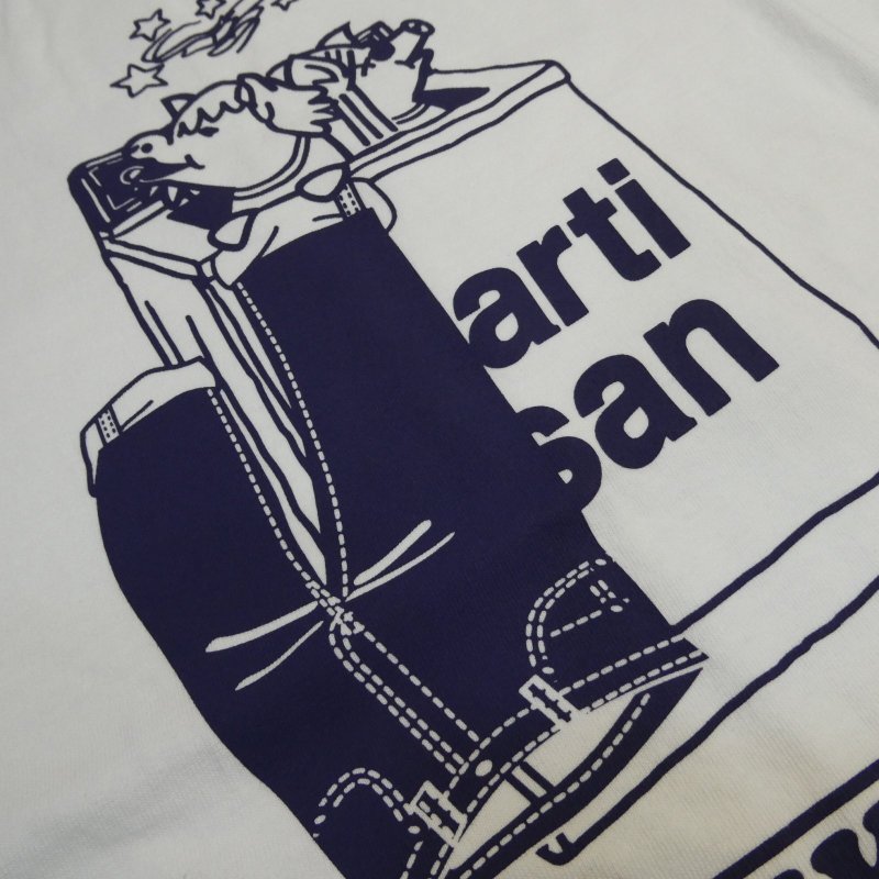 画像5: 【送料無料】 【ステュディオ・ダ・ルチザン】  SHRINK TO FIT プリントTシャツ   STUDIO D'ARTISANS 8167B 日本製  (5)