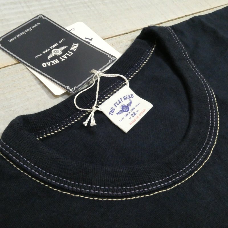 画像8: 【フラットヘッド】  ビンテージスカジャンパターン   イーグル プリントTシャツ   THE FLAT HEAD 日本製【送料無料】 (8)
