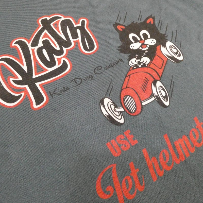 画像5: 【ウエストライド】  Kats Drag Company   ヘビーウェイト ロングスリーブTシャツ   WEST RIDE PT.L TEE25-03   日本製【送料無料】 (5)