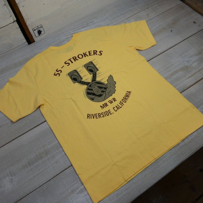 画像9: 【送料無料】 【ウエストライド】  サイドバルブ/ピストン   半袖プリントTシャツ   WEST RIDE PT.TEE.25-04 日本製 (9)
