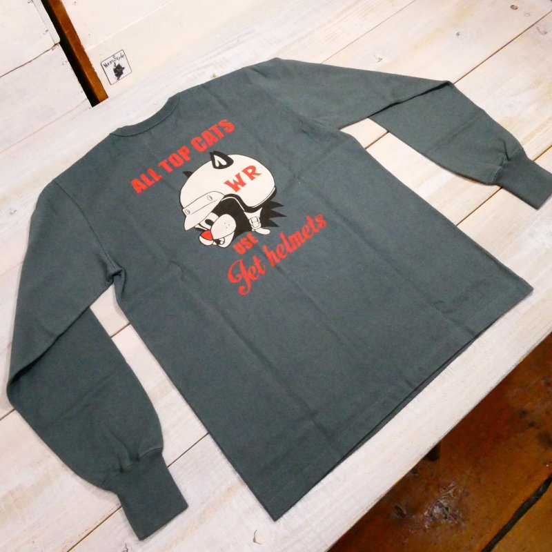 画像3: 【ウエストライド】  Kats Drag Company   ヘビーウェイト ロングスリーブTシャツ   WEST RIDE PT.L TEE25-03   日本製【送料無料】 (3)