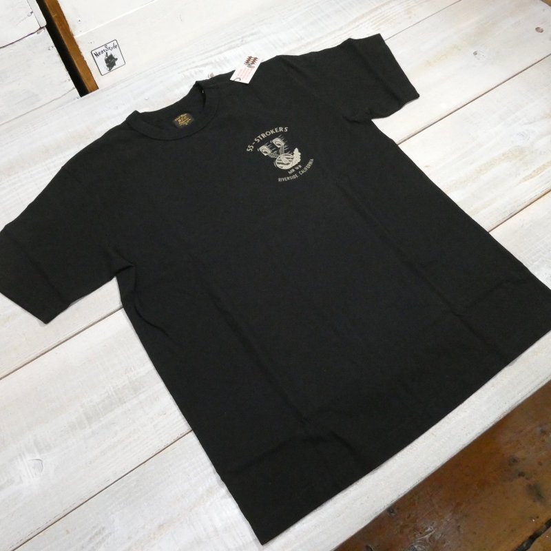 画像5: 【送料無料】 【ウエストライド】  サイドバルブ/ピストン   半袖プリントTシャツ   WEST RIDE PT.TEE.25-04 日本製 (5)