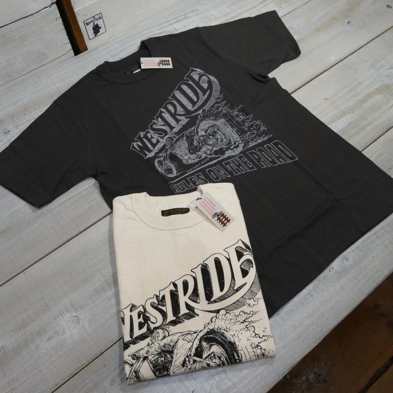 画像1: 【送料無料】  【ウエストライド】  パンヘッド 半袖プリントTシャツ  WEST RIDE V.PT.TEE.25-04   日本製 (1)
