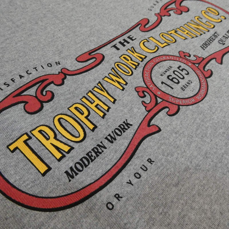 画像6: 【送料無料】  【トロフィークロージング】  ワークロゴ プリントTシャツ   TROPHY CLOTHING TR21SS-210 日本製 (6)