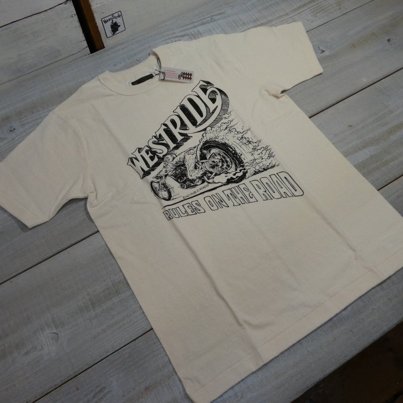 画像6: 【送料無料】  【ウエストライド】  パンヘッド 半袖プリントTシャツ  WEST RIDE V.PT.TEE.25-04   日本製 (6)